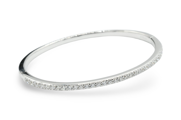 Skinny Silver Bangle Plata 925