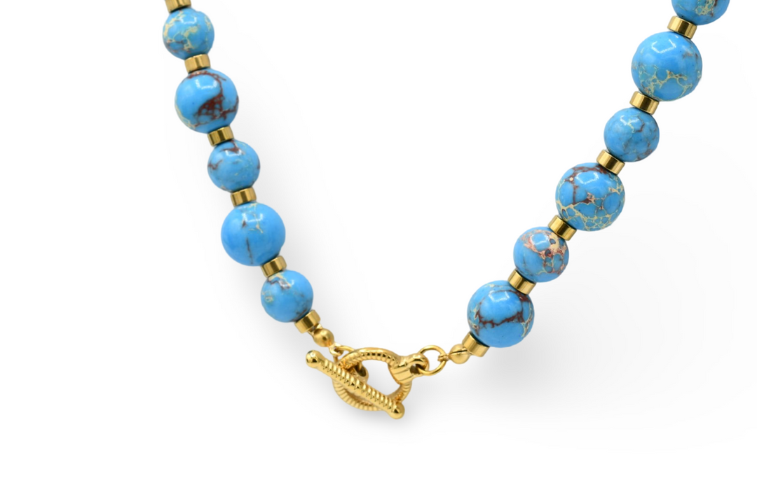 Blue Turquoise Choker