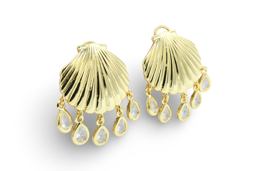 Dangling Shell Earrings
