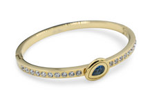 Load image into Gallery viewer, Blue Drop Bangle