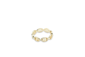 Chain Link Ring / Anillo 10K