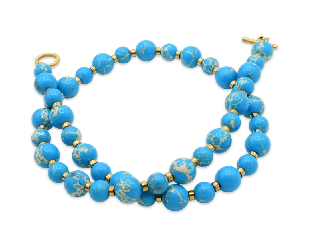 Blue Turquoise Choker
