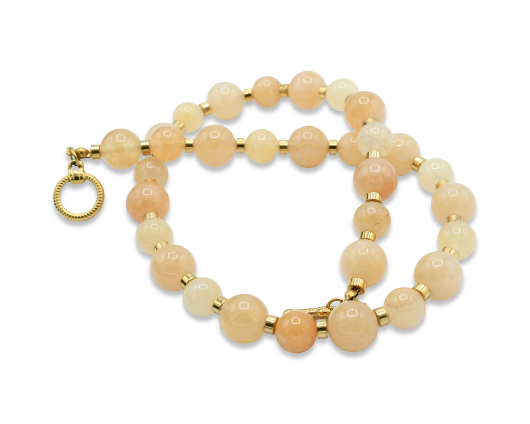 Cream Natural Quartz Choker