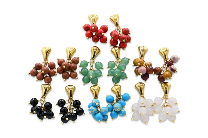 Natural Stone Earrings