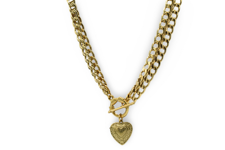 Double Heart Necklace