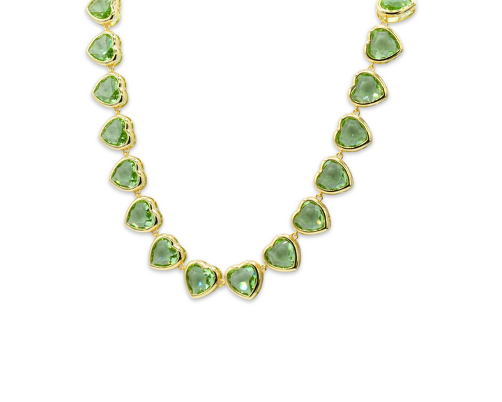 Apple Green Heart Eternal Choker