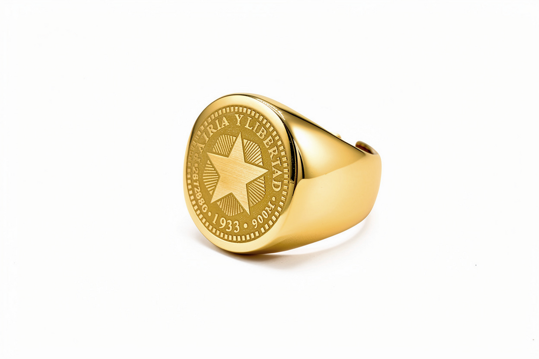 Cuban Coin Ring