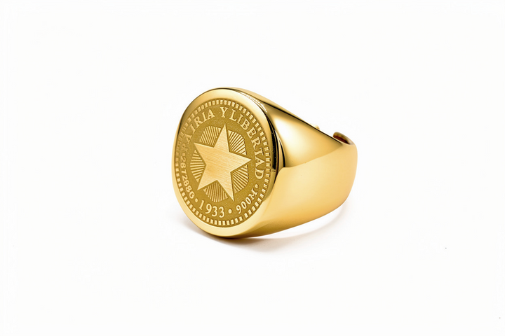 Cuban Coin Ring