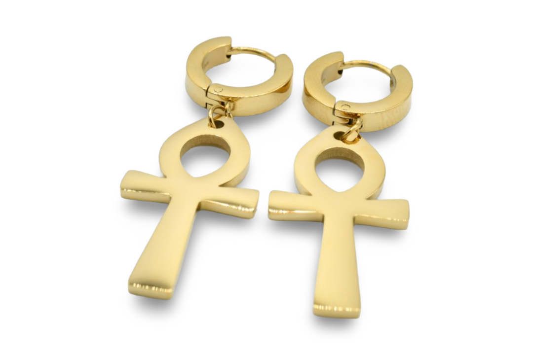 Ankh Earrings