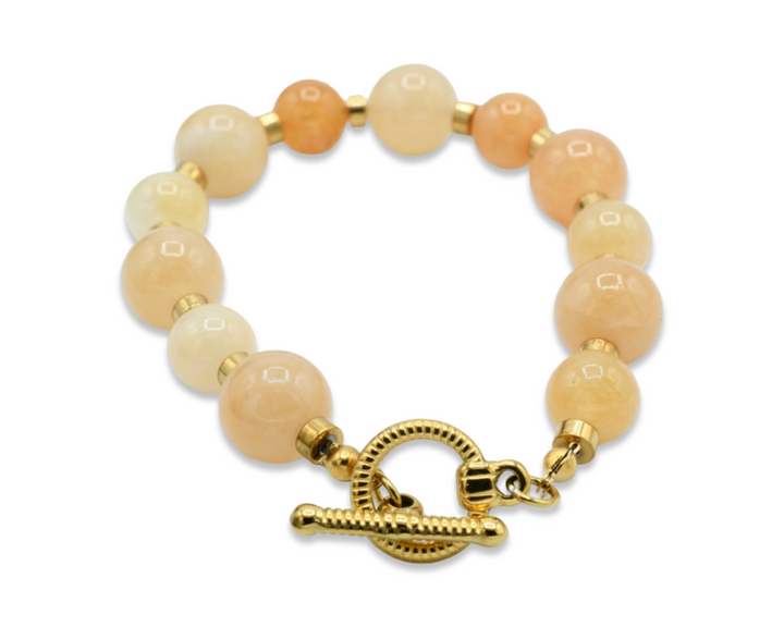 Cream Natural Quartz Bracelet