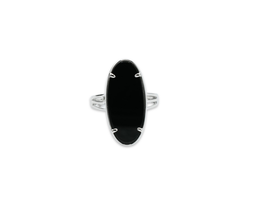 Onyx Ring / Anillo Plata 925