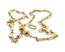 Load image into Gallery viewer, Long Paperclip Necklace / Bracelet