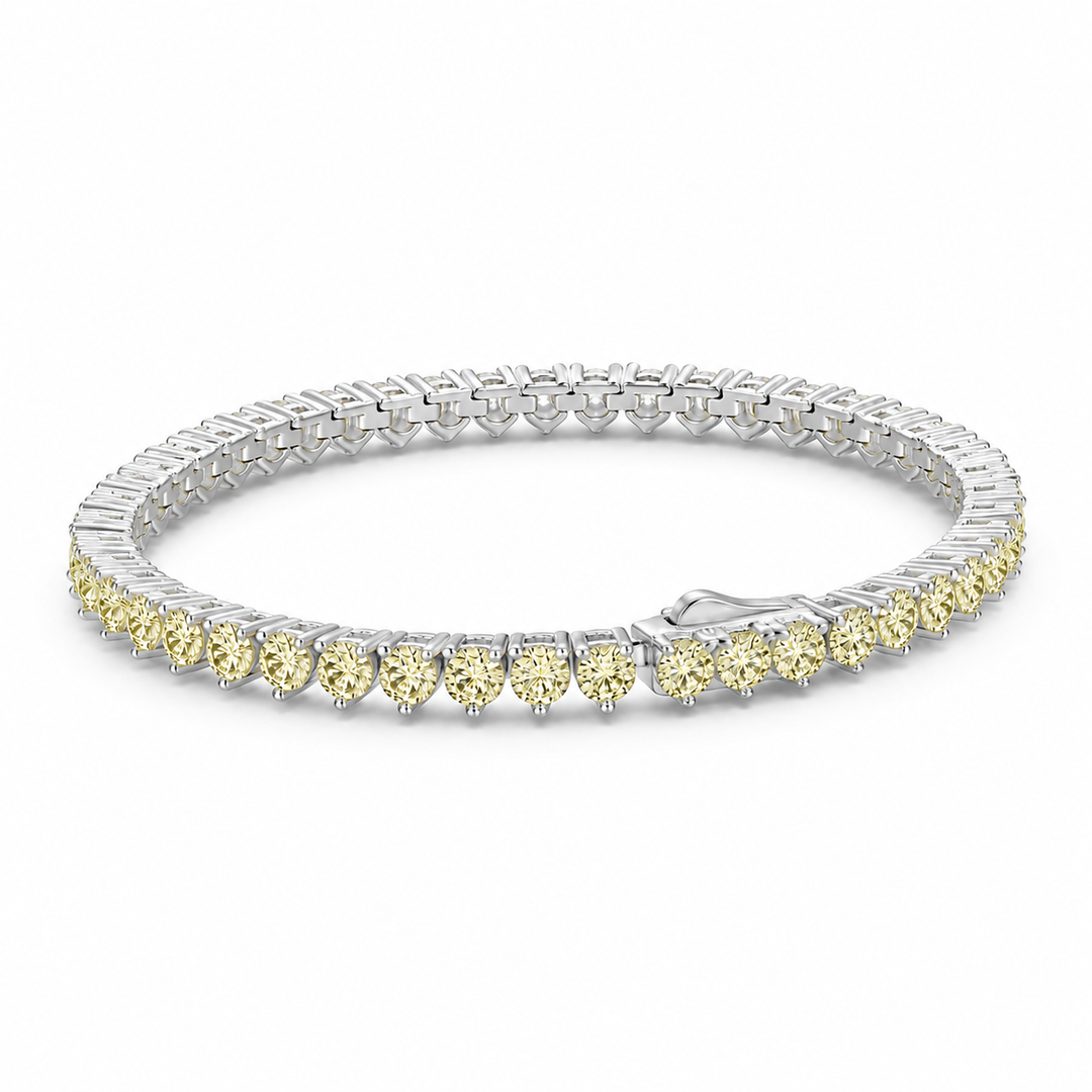 Yellow Tennis Bracelet