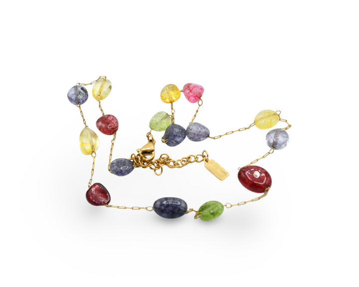 Mini Natural Stone Necklace