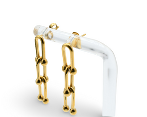 T Chain Earrings