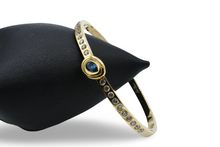 Load image into Gallery viewer, Blue Drop Bangle