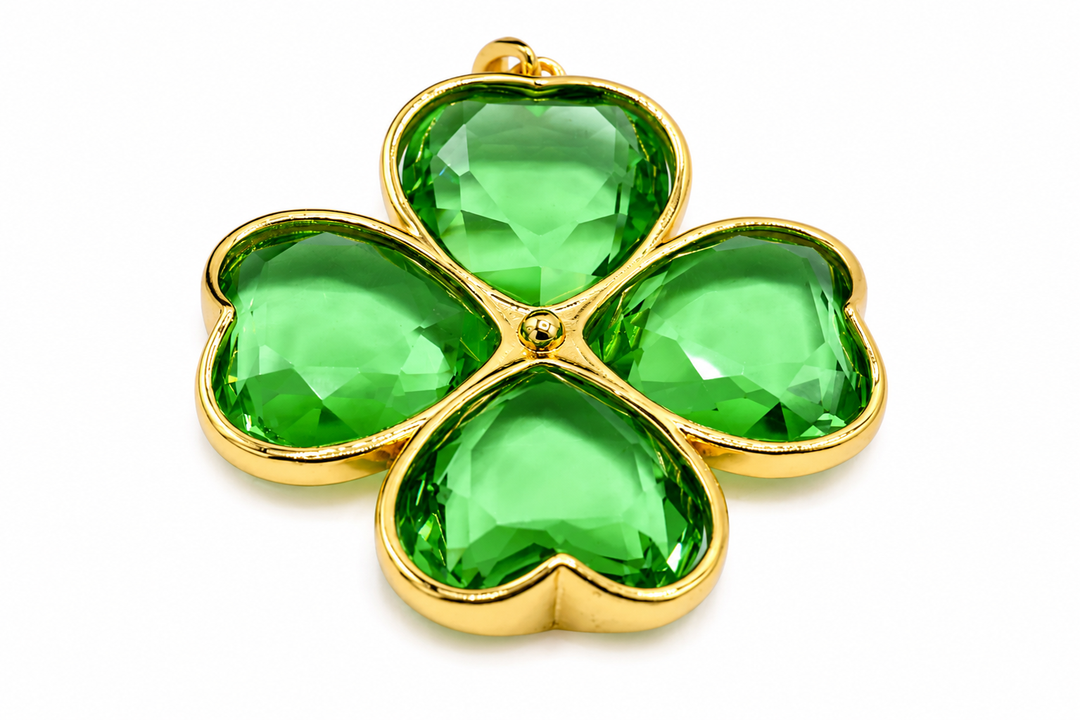 Big Green Clover Pendant