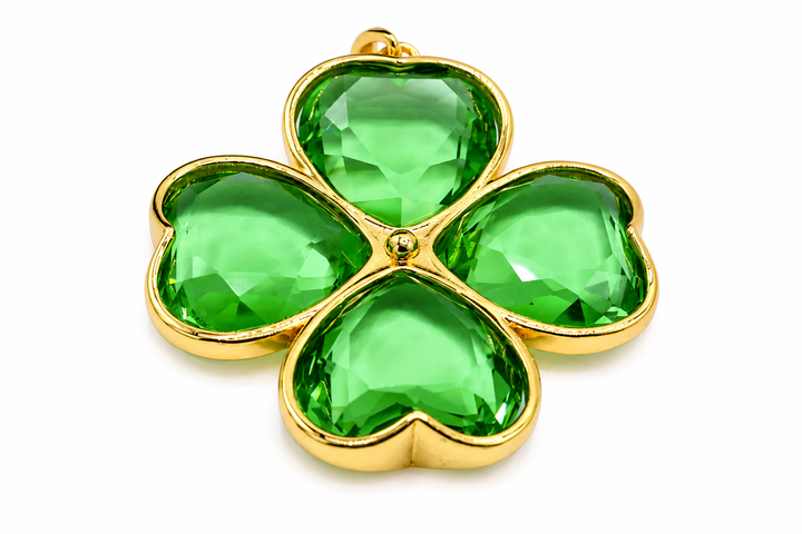 Big Green Clover Pendant