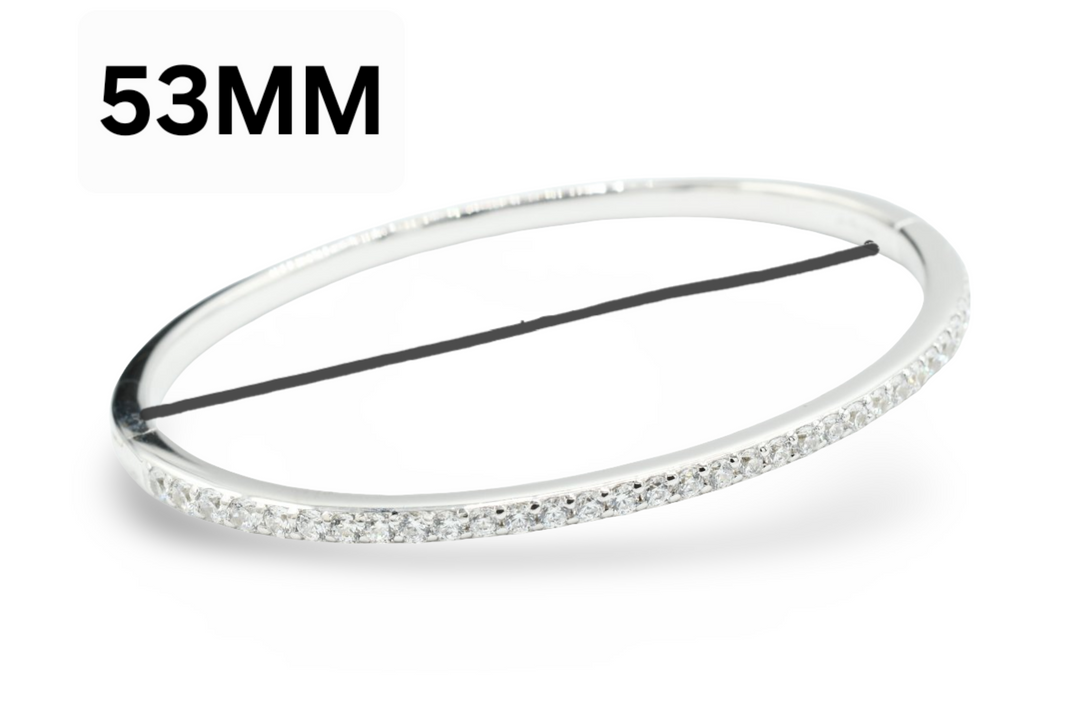 Skinny Silver Bangle Plata 925