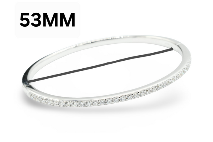 Skinny Silver Bangle Plata 925