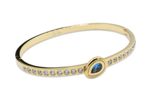 Load image into Gallery viewer, Blue Drop Bangle