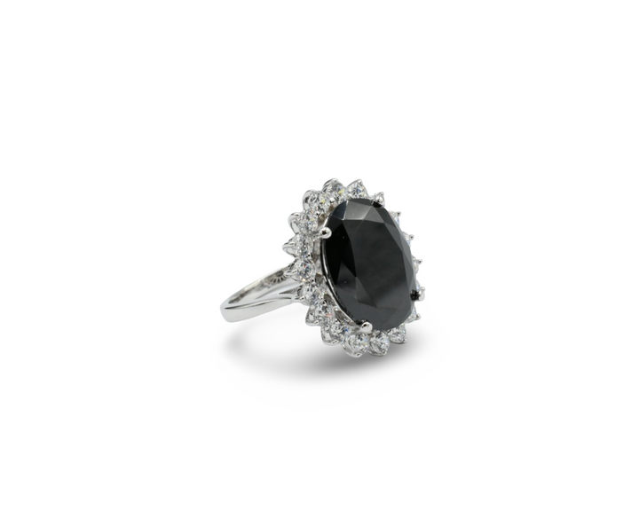 Princess Black Ring / Anillo Plata 925