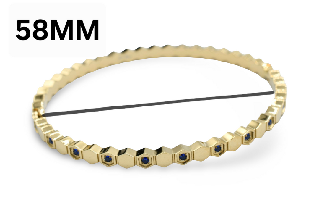 Honey Blue Bangle