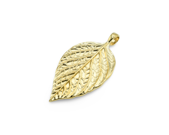 Big Tobacco Leaf Pendant