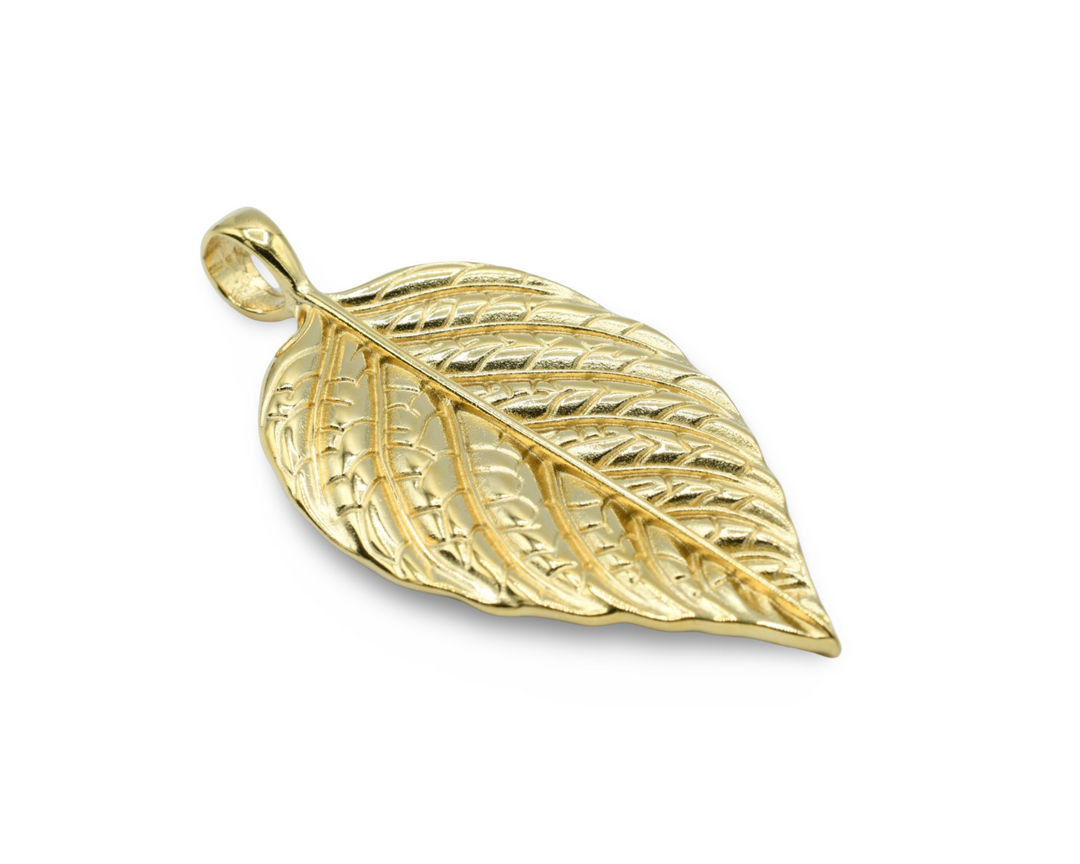 Big Tobacco Leaf Pendant