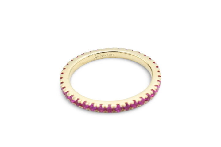 Eternal Fuchsia Band Ring / Anillo 10K