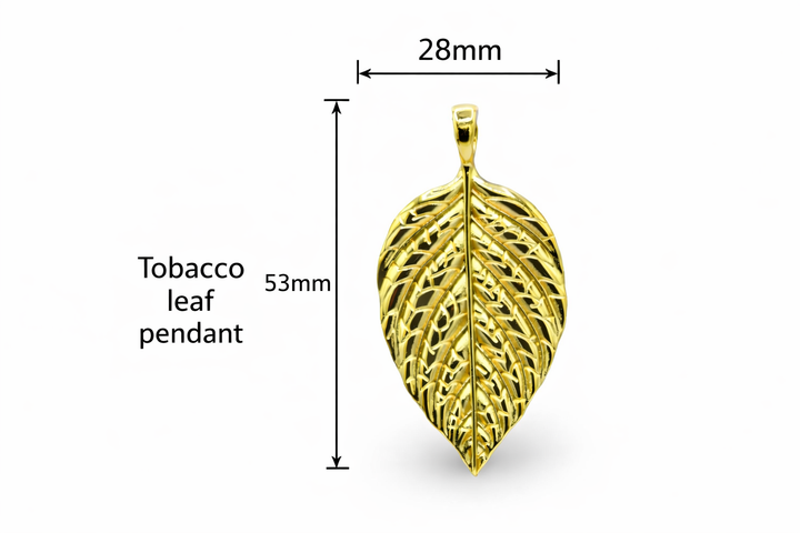 Tobacco Leaf Pendant