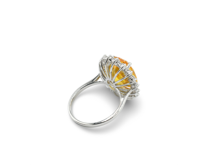 Princess Yellow Ring / Anillo Plata 925