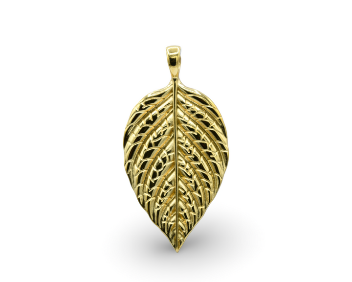 Big Tobacco Leaf Pendant