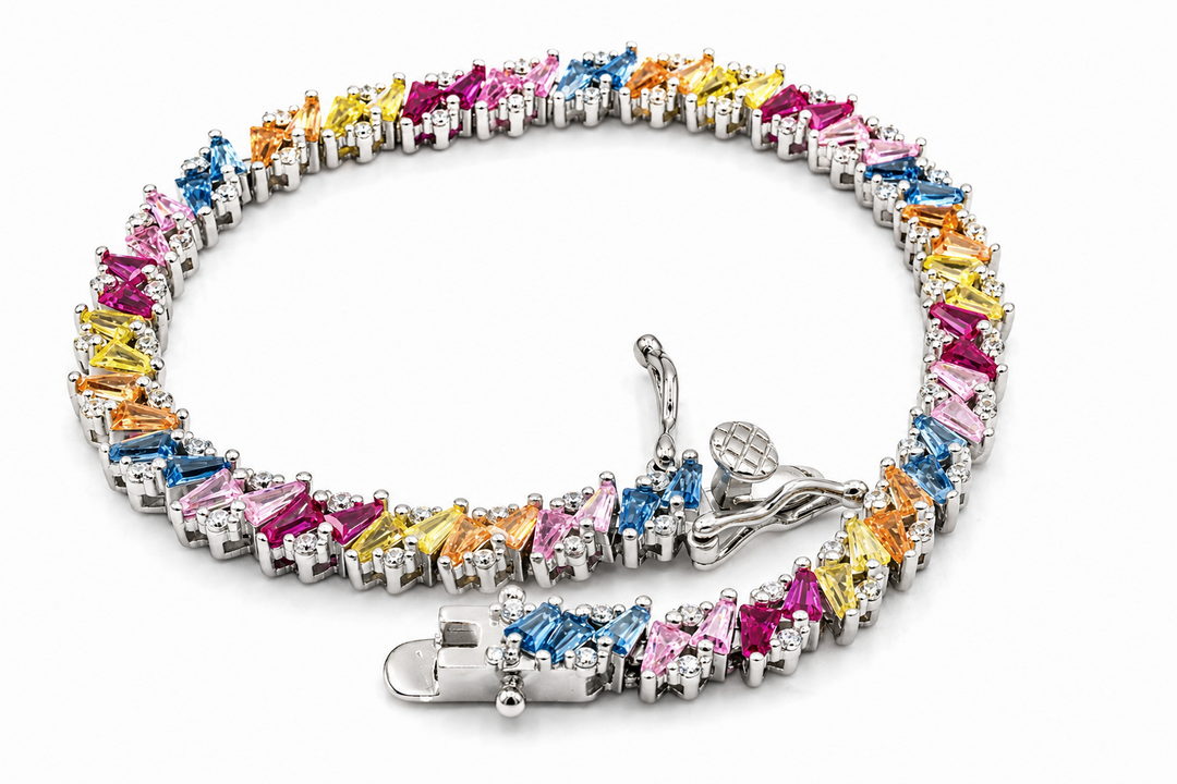 Colorful Tennis Bracelet