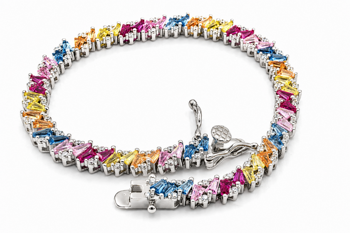 Colorful Tennis Bracelet