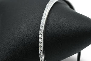 Skinny Silver Bangle Plata 925