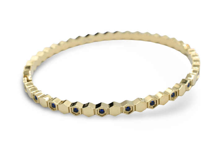 Honey Blue Bangle