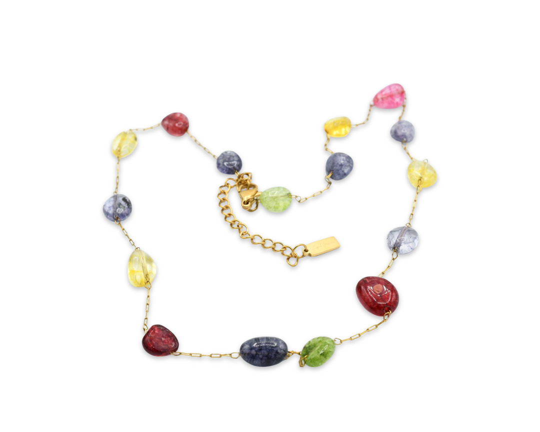 Mini Natural Stone Necklace