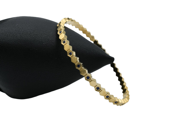 Honey Blue Bangle