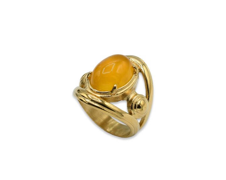 Yellow Patrick Ring / Anillo
