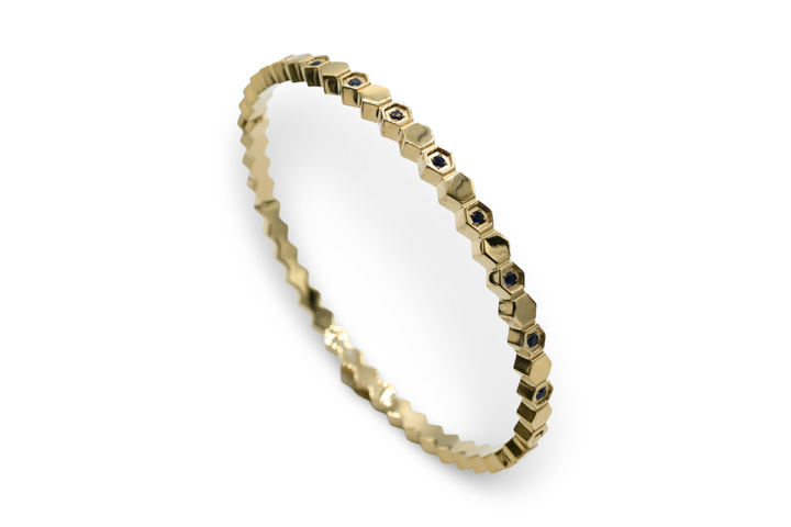 Honey Blue Bangle