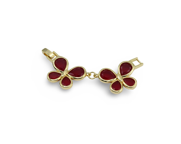Red Butterfly Necklace