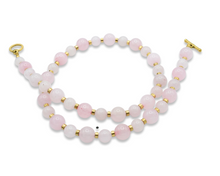 Load image into Gallery viewer, Rose Quartz Choker