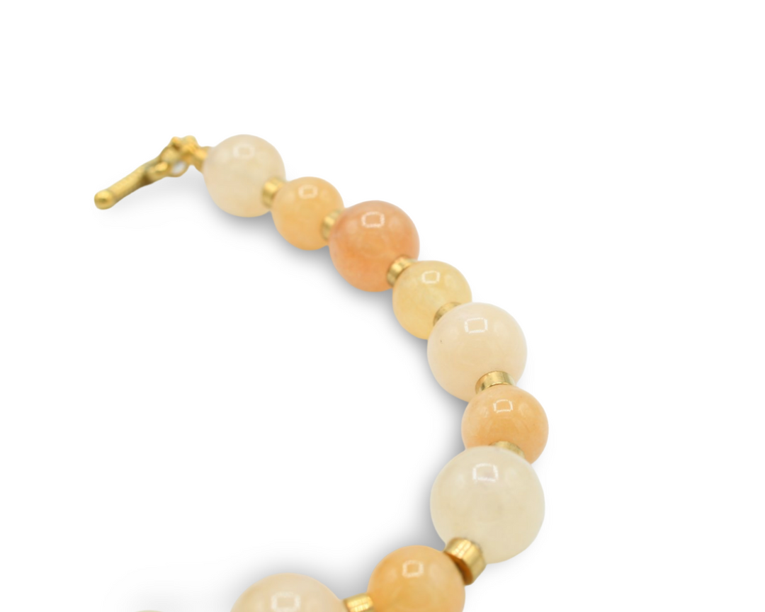 Cream Natural Quartz Bracelet
