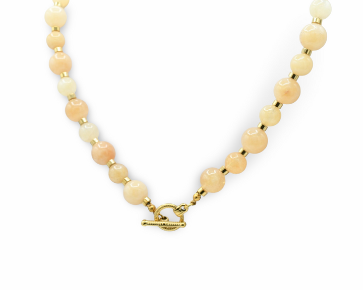 Cream Natural Quartz Choker
