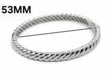 Load image into Gallery viewer, Cable Bangle 925 Plata