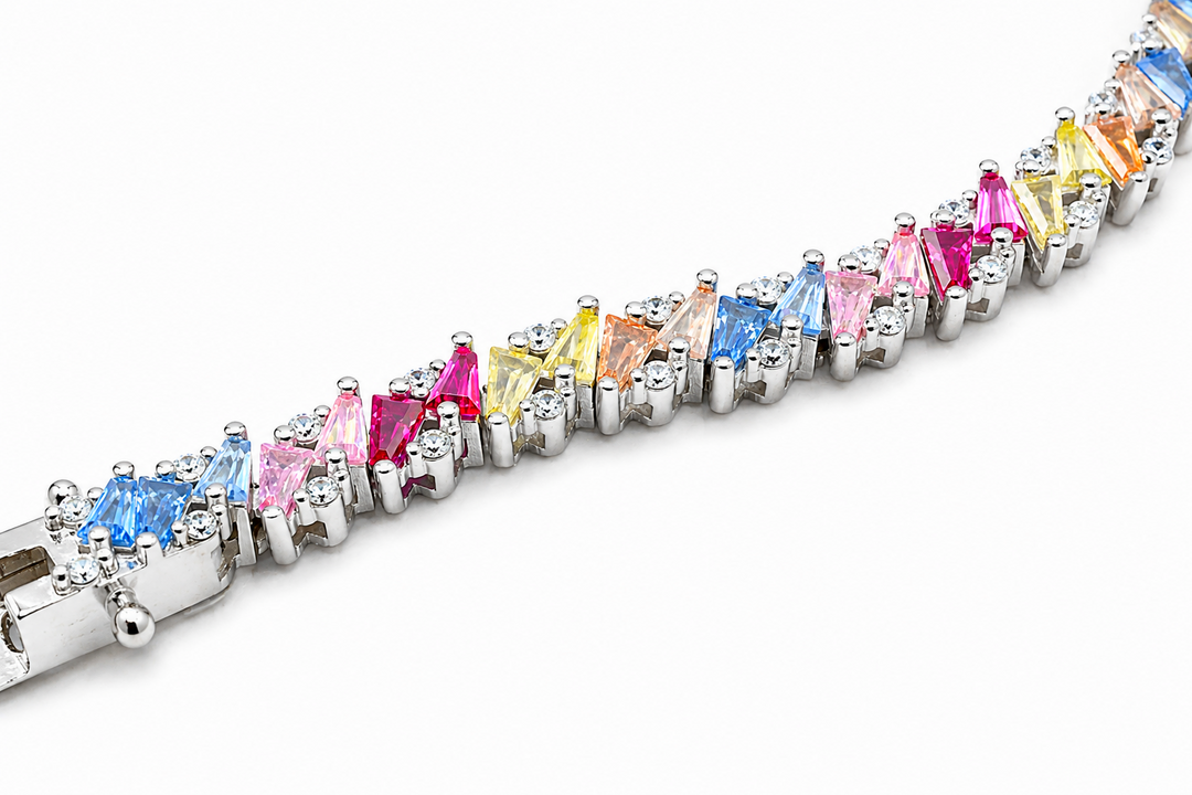 Colorful Tennis Bracelet