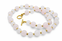 Load image into Gallery viewer, Rose Quartz Choker