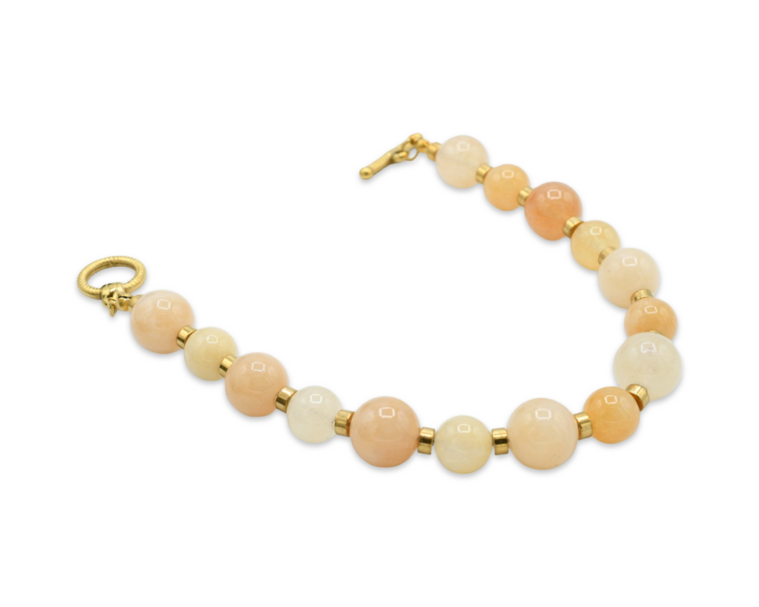 Cream Natural Quartz Bracelet