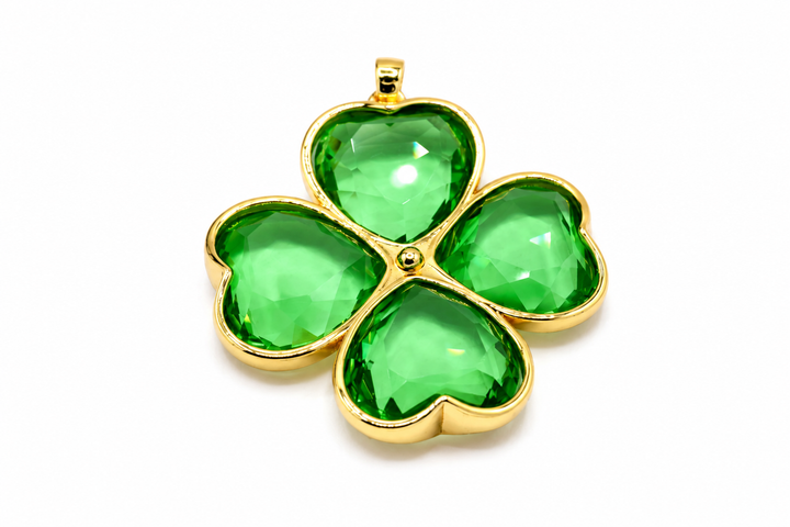 Big Green Clover Pendant